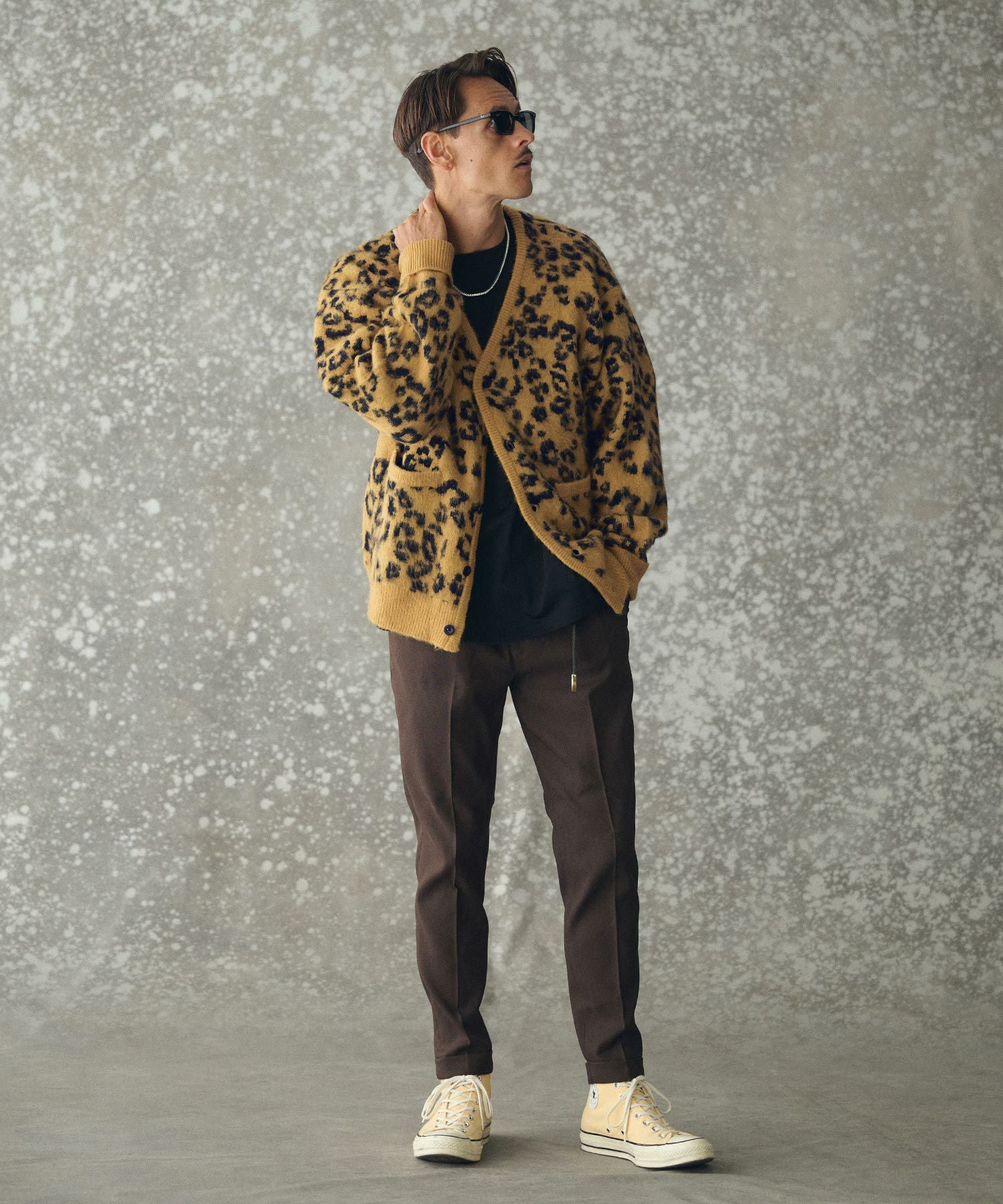 THEOREM(セオレム)】Mohair-like Leopard Cardigan レオパード
