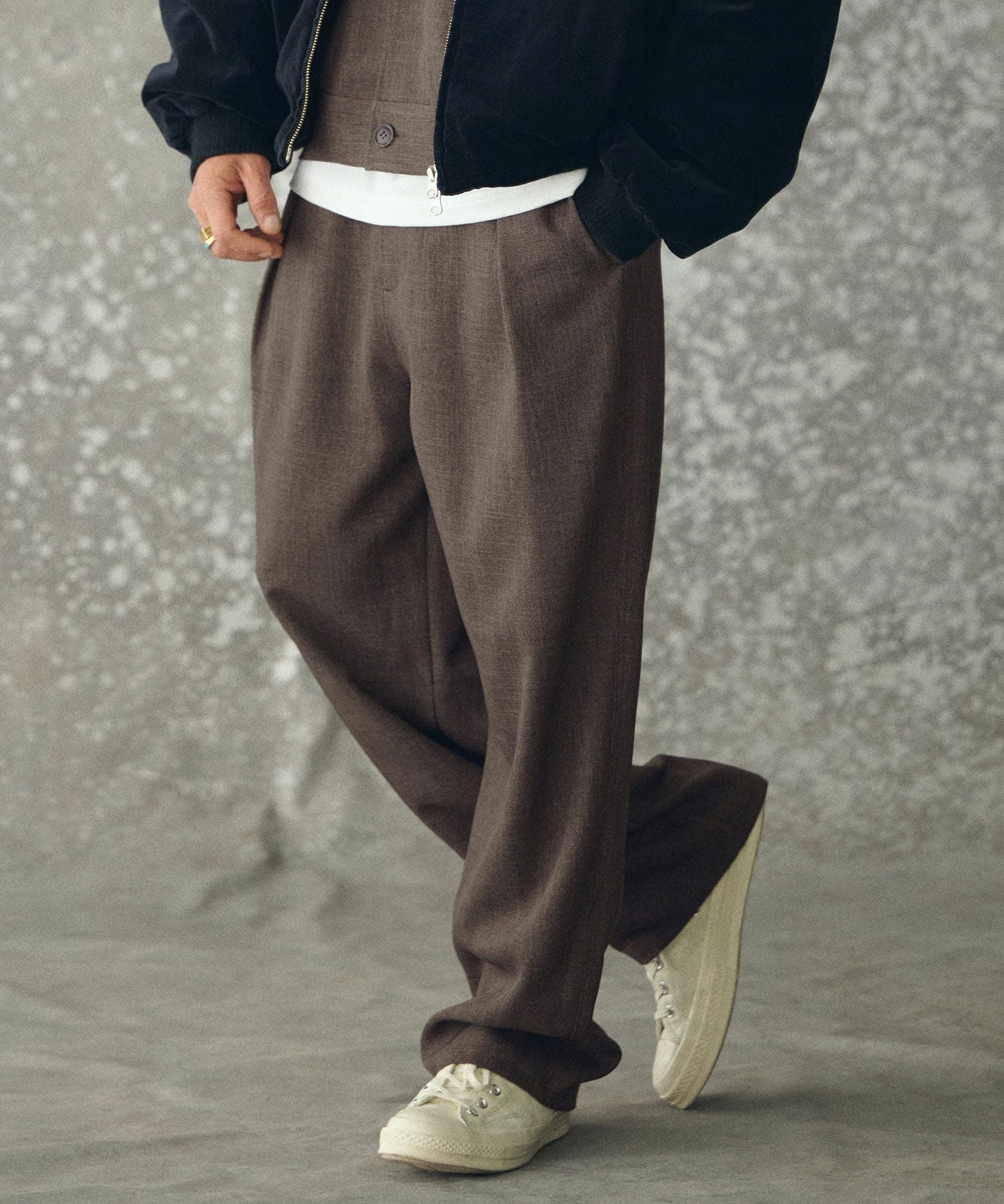 THEOREM(セオレム)】Wool-like Sharky Worker Pants ワークパンツ(TRM