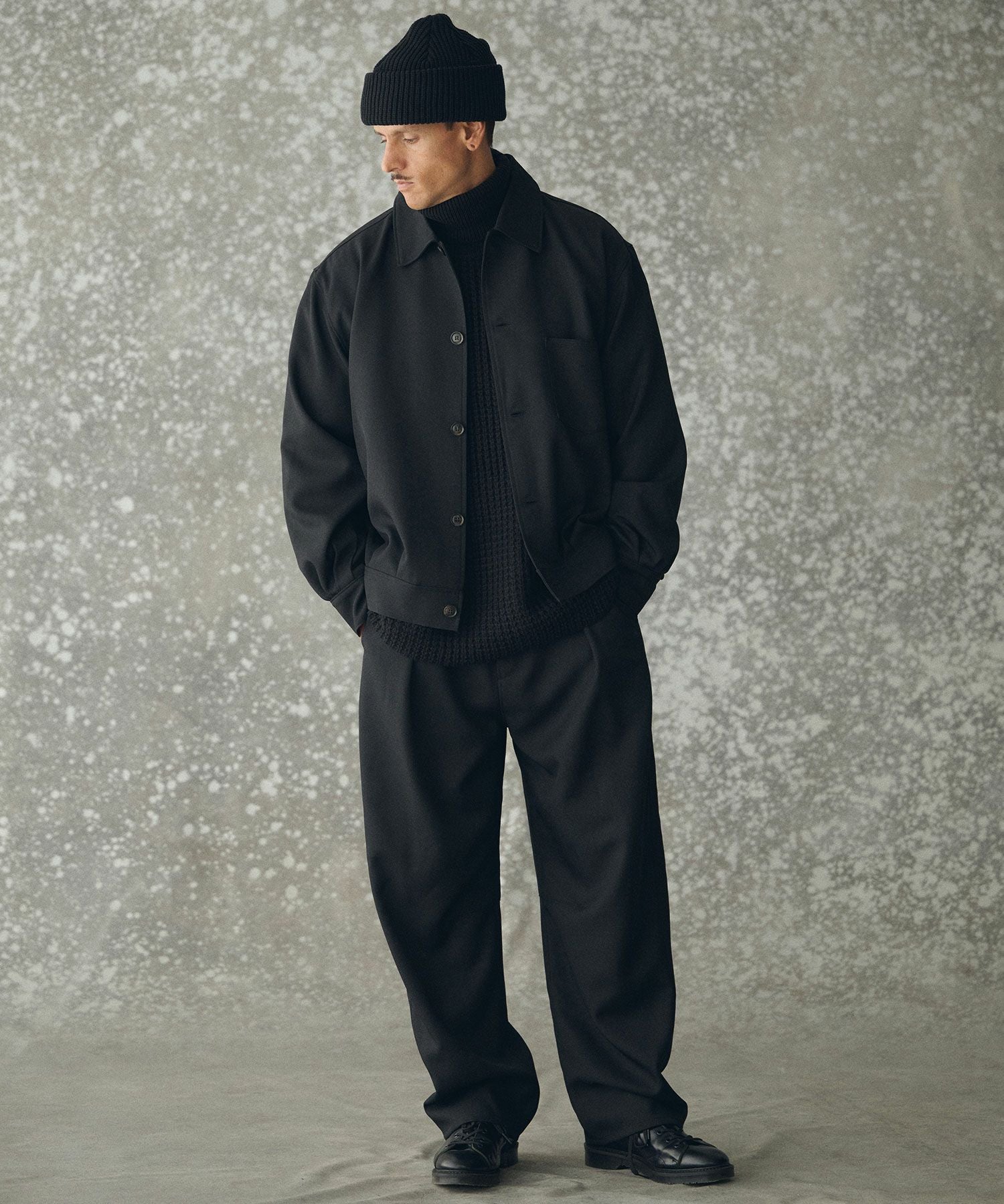 THEOREM(セオレム)】 Wool-like Sharky Worker Jacket ワーク