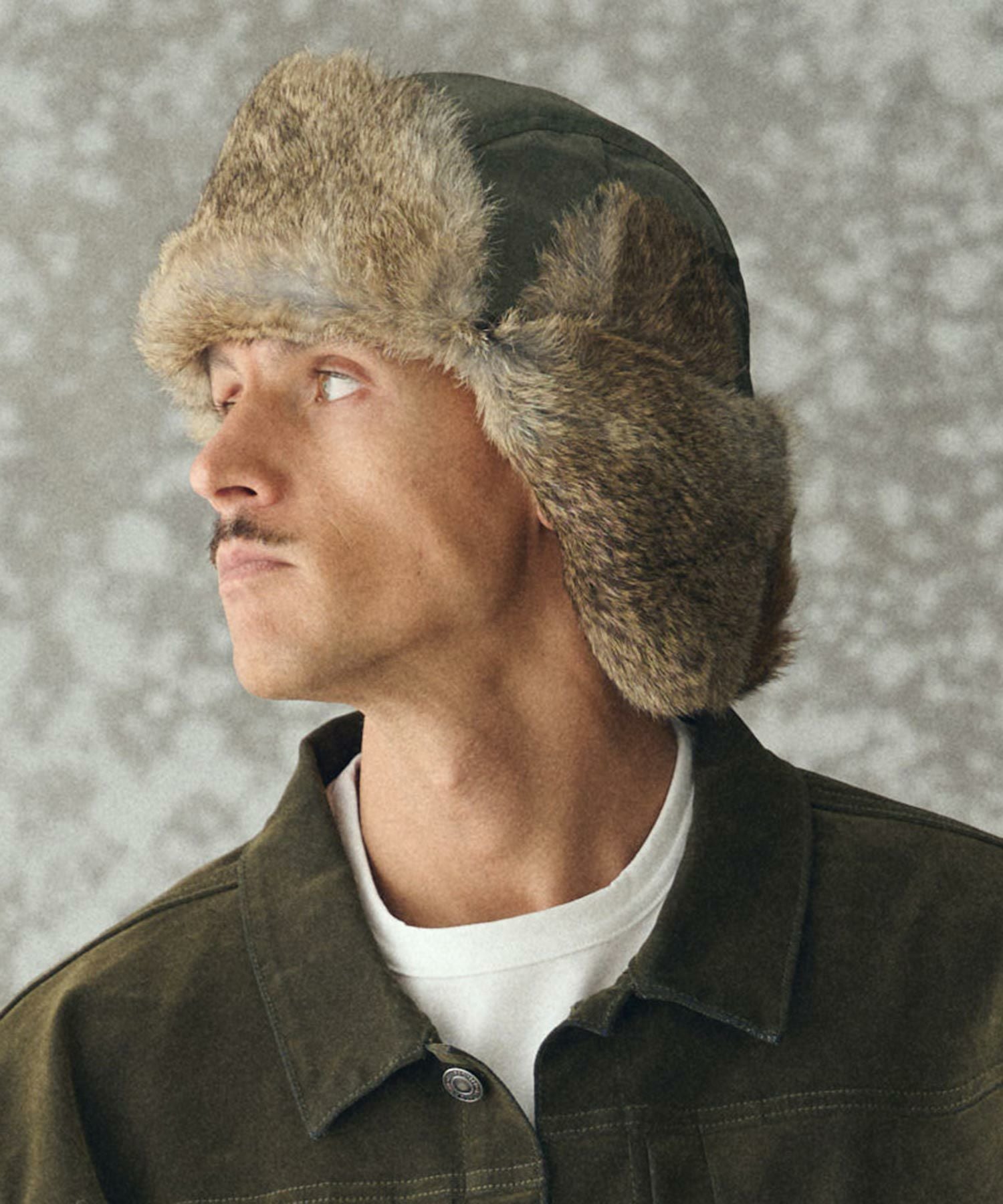 THEOREM(セオレム)】Rabbit Fur Flight Cap フライトキャップ(TRM25