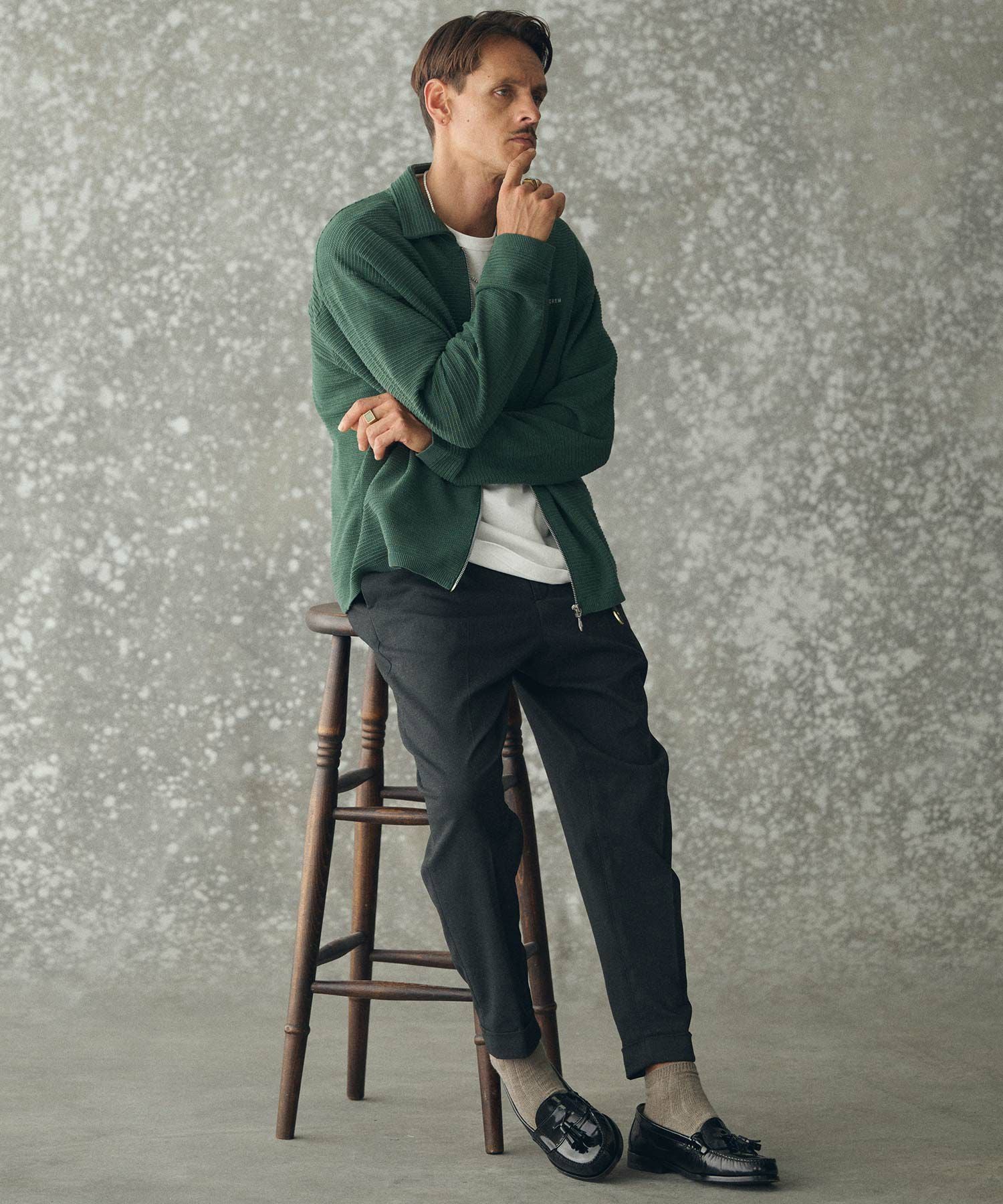 THEOREM(セオレム)】Turn up TR Tapered Pants テーパードスラックス