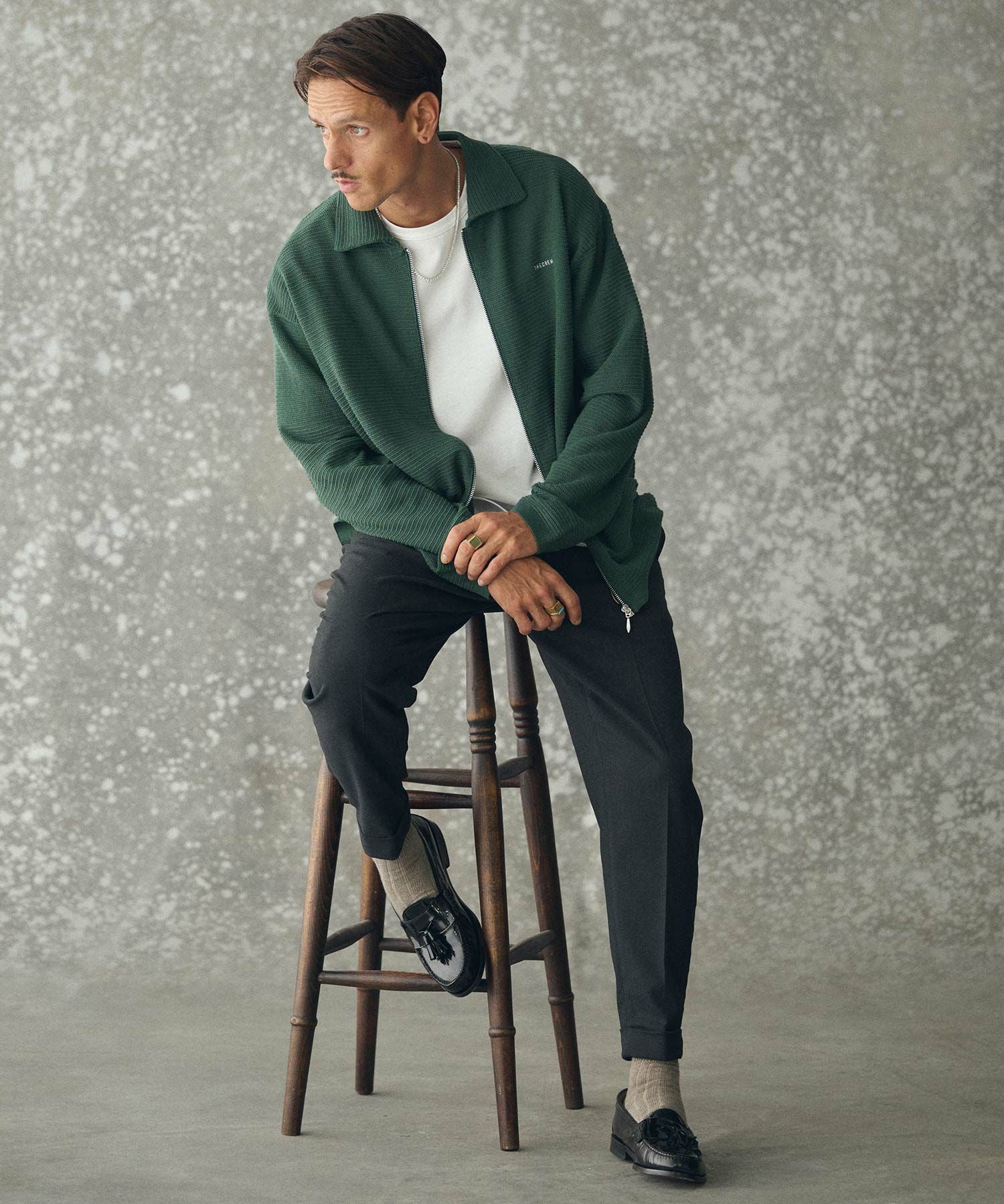 THEOREM(セオレム)】Turn up TR Tapered Pants テーパードスラックス