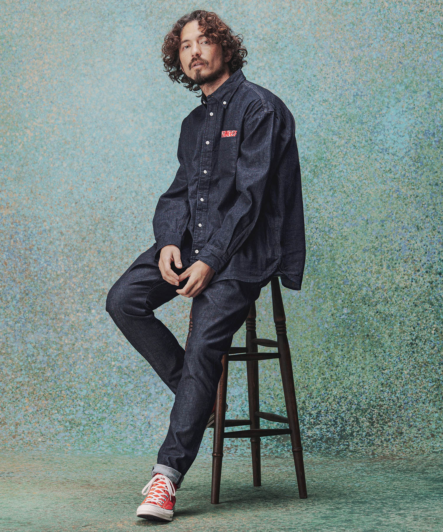 THEOREM(セオレム)】 8oz Denim LS Shirt デニムシャツ(TRM-T6663