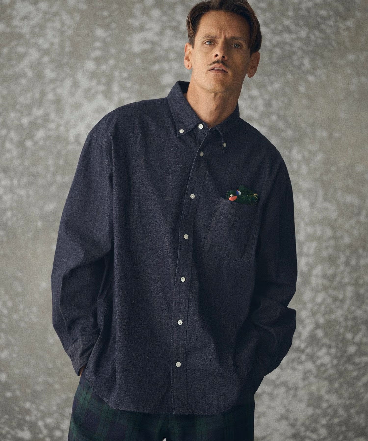 THEOREM(セオレム)】 8oz Denim LS Shirt デニムシャツ(TRM-T6663