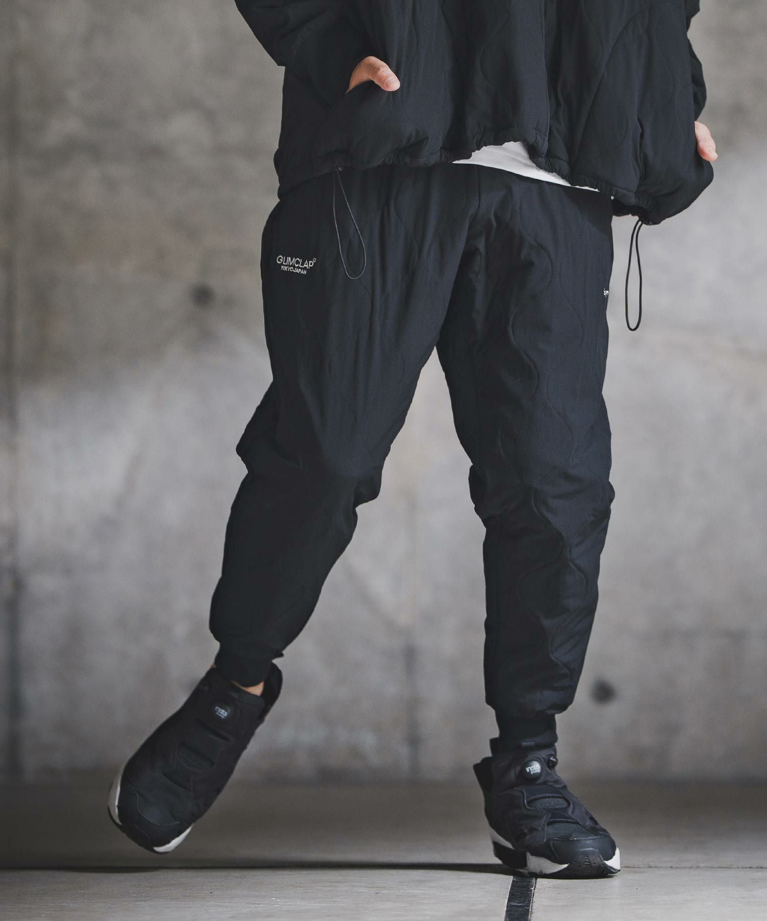 GLIMCLAP(グリムクラップ)】Wave Quilted Ripstop Jogger Pants