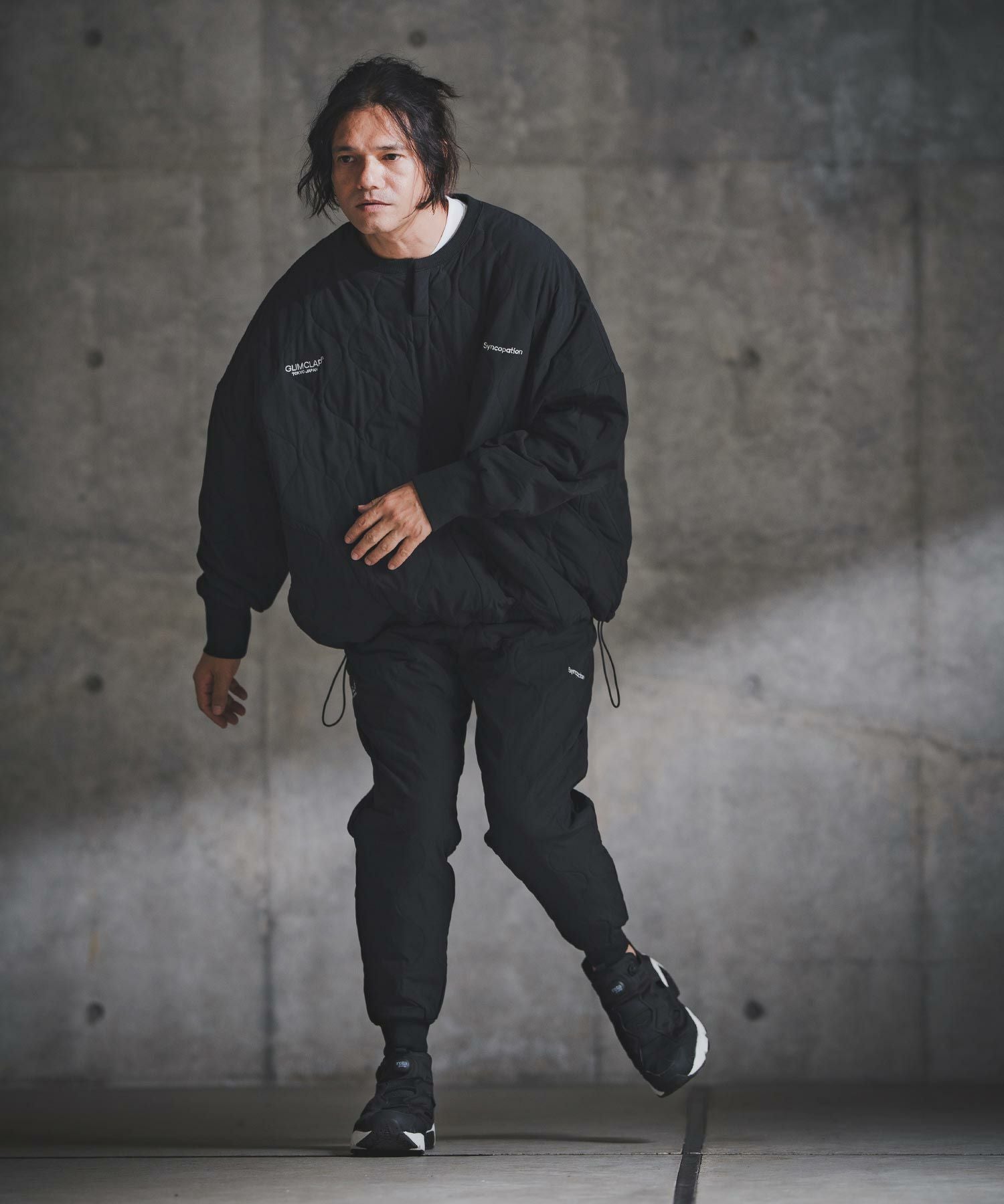 GLIMCLAP(グリムクラップ)】Wave Quilted Ripstop Jogger Pants