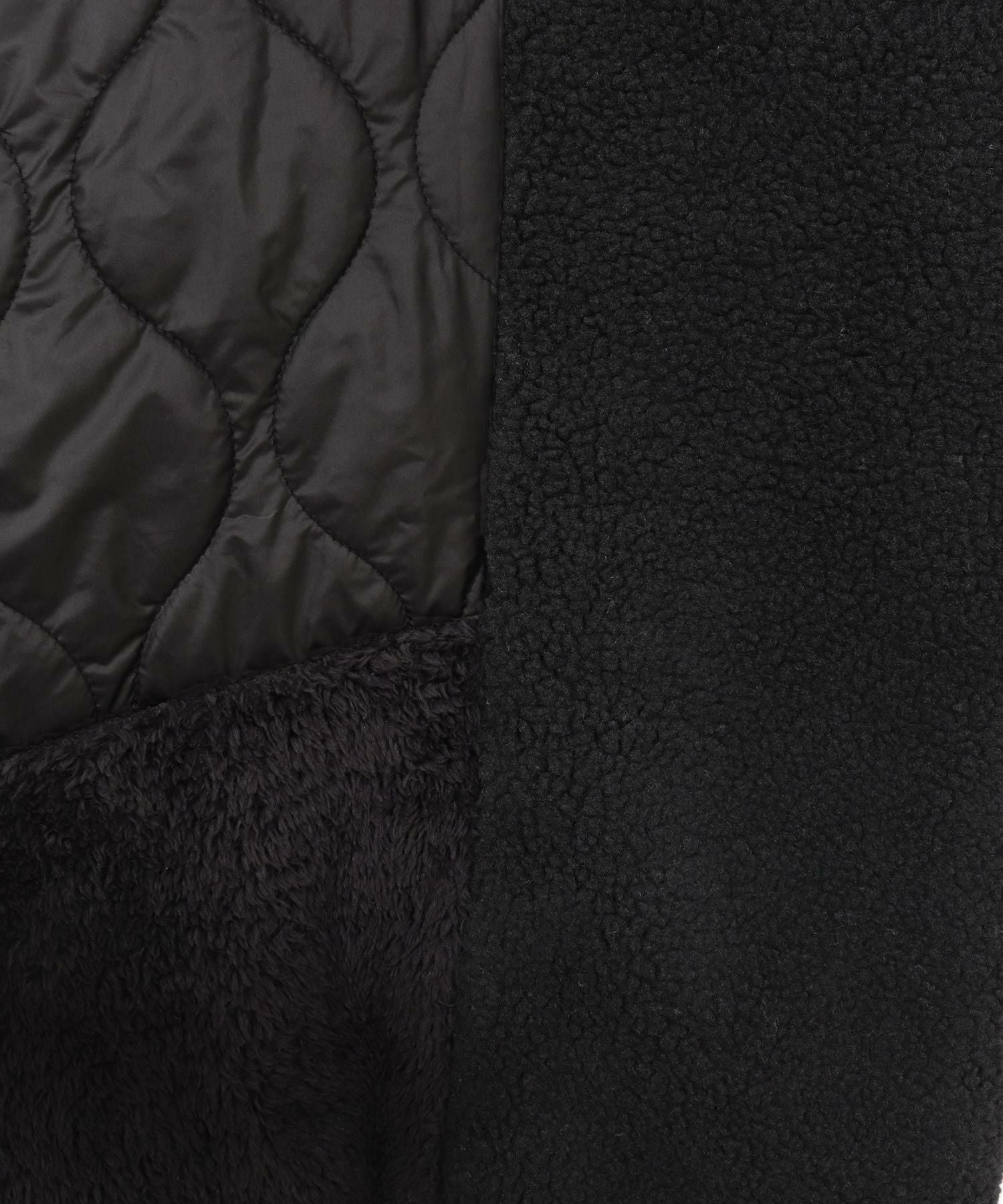 GLIMCLAP(グリムクラップ)】Textured Patchwork Hoodie Coat GLIMCLAP(グリムクラップ)】Textured Patchwork Hoodie Coat