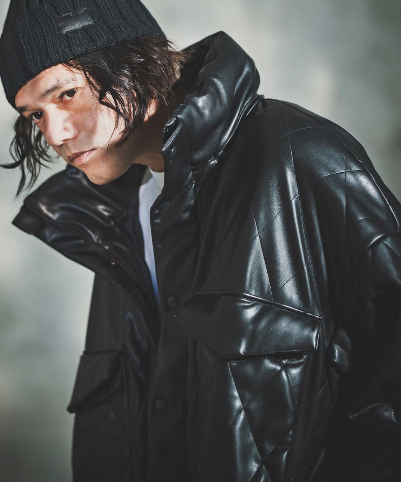 GLIMCLAP(グリムクラップ)】Synthetic Leather WEP Jacket - Diamond 