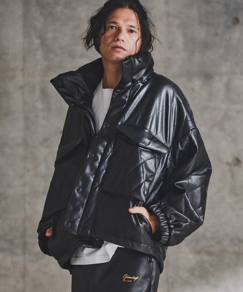 GLIMCLAP(グリムクラップ)】Synthetic Leather WEP Jacket - Diamond 