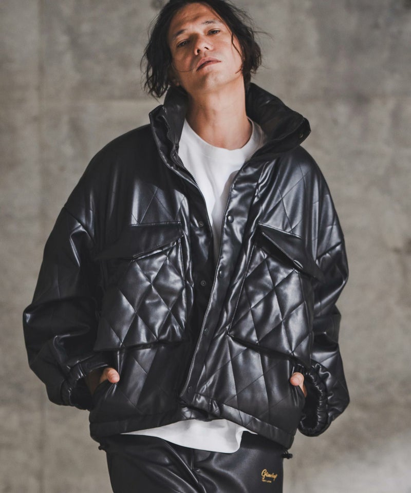 GLIMCLAP(グリムクラップ)】Synthetic Leather WEP Jacket - Diamond 