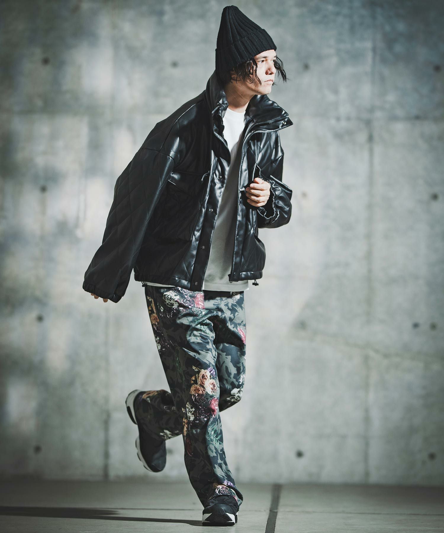 GLIMCLAP(グリムクラップ)】Synthetic Leather WEP Jacket - Diamond