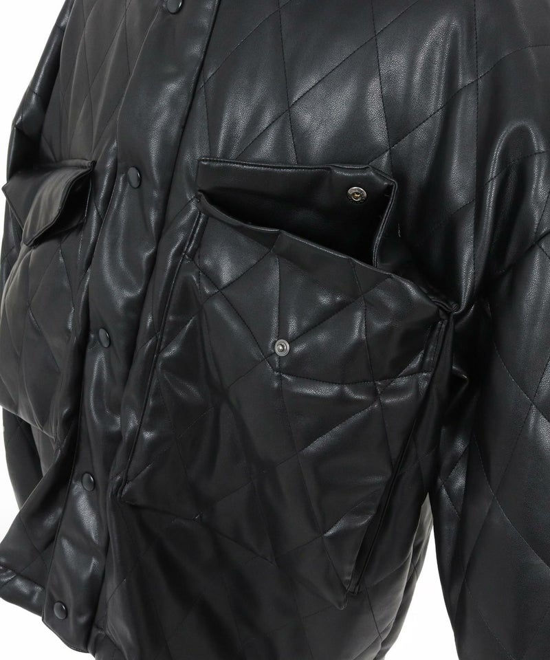 GLIMCLAP(グリムクラップ)】Synthetic Leather WEP Jacket - Diamond 
