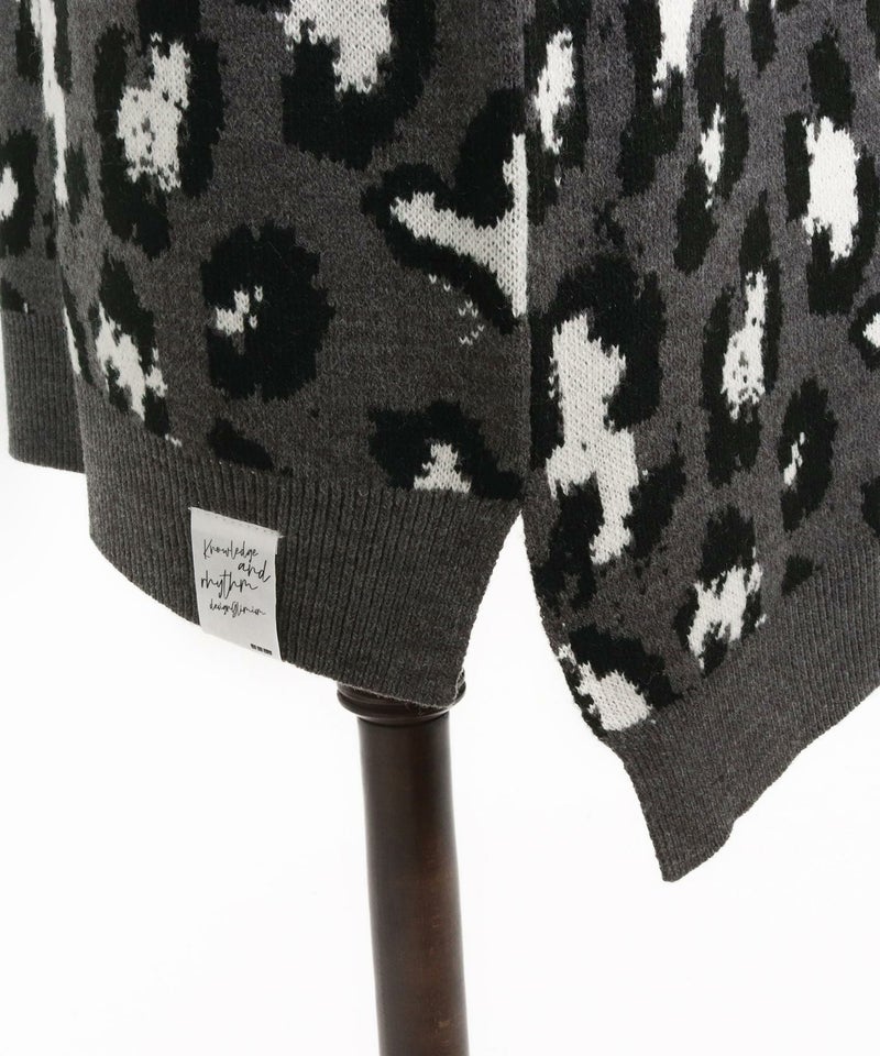 GLIMCLAP(グリムクラップ)】Illusionism Leopard Pattern Knit ニット 
