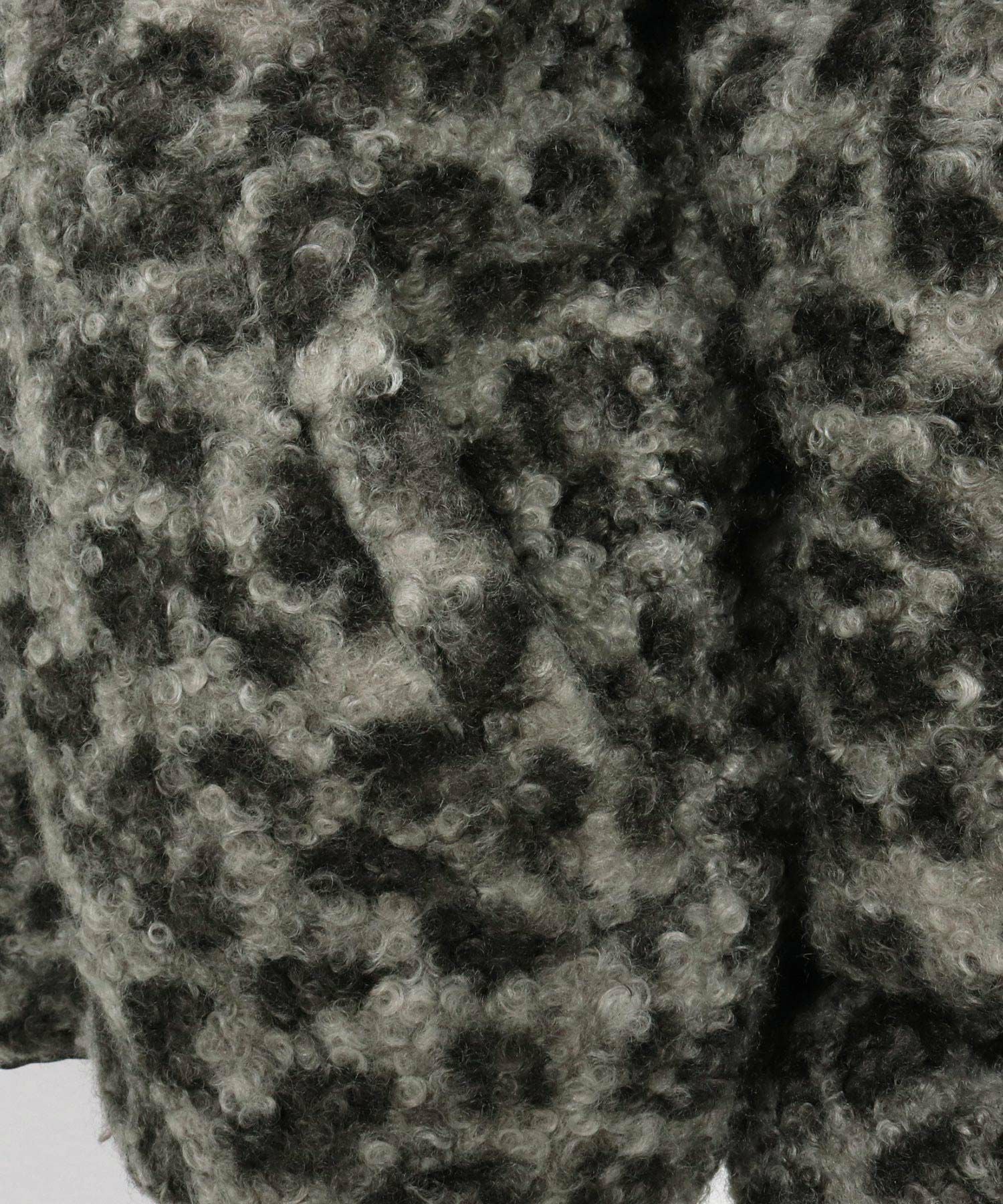 GLIMCLAP(グリムクラップ)】Fluffy Zip-Up Jacket - Poodle Faux Fur