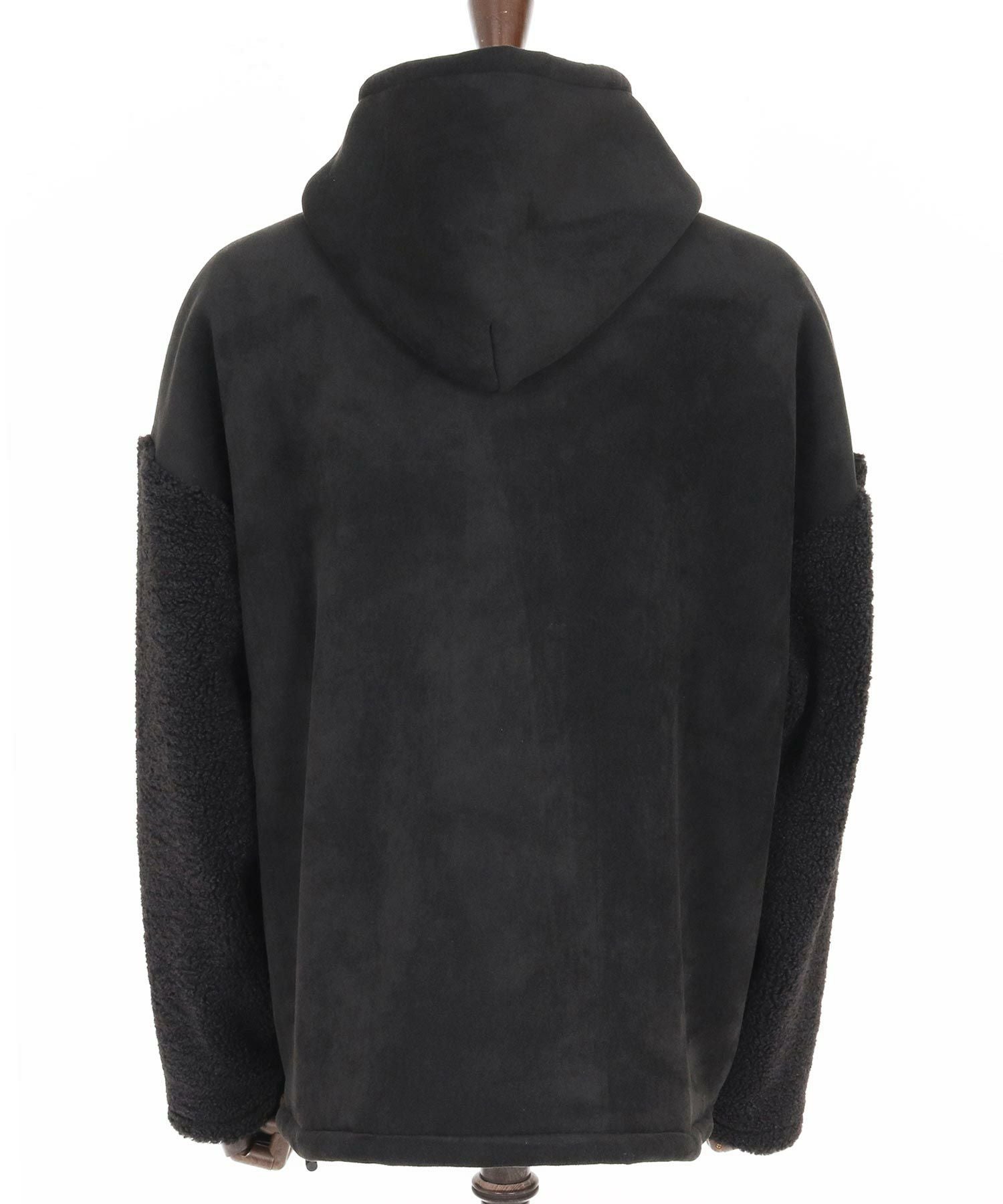 GLIMCLAP(グリムクラップ)】Boa & Mouton Panel Hoodie Jacket ボア