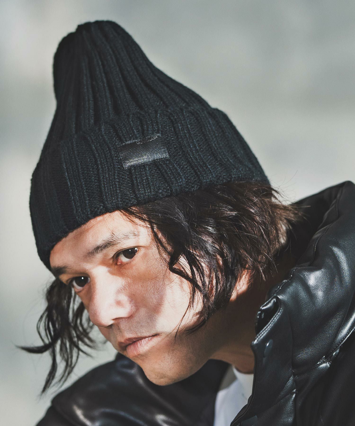 GLIMCLAP(グリムクラップ)】Wide Rib Knit Beanie ニットビーニー(192