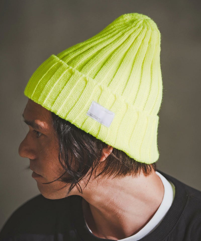 GLIMCLAP(グリムクラップ)】Wide Rib Knit Beanie ニットビーニー(192 