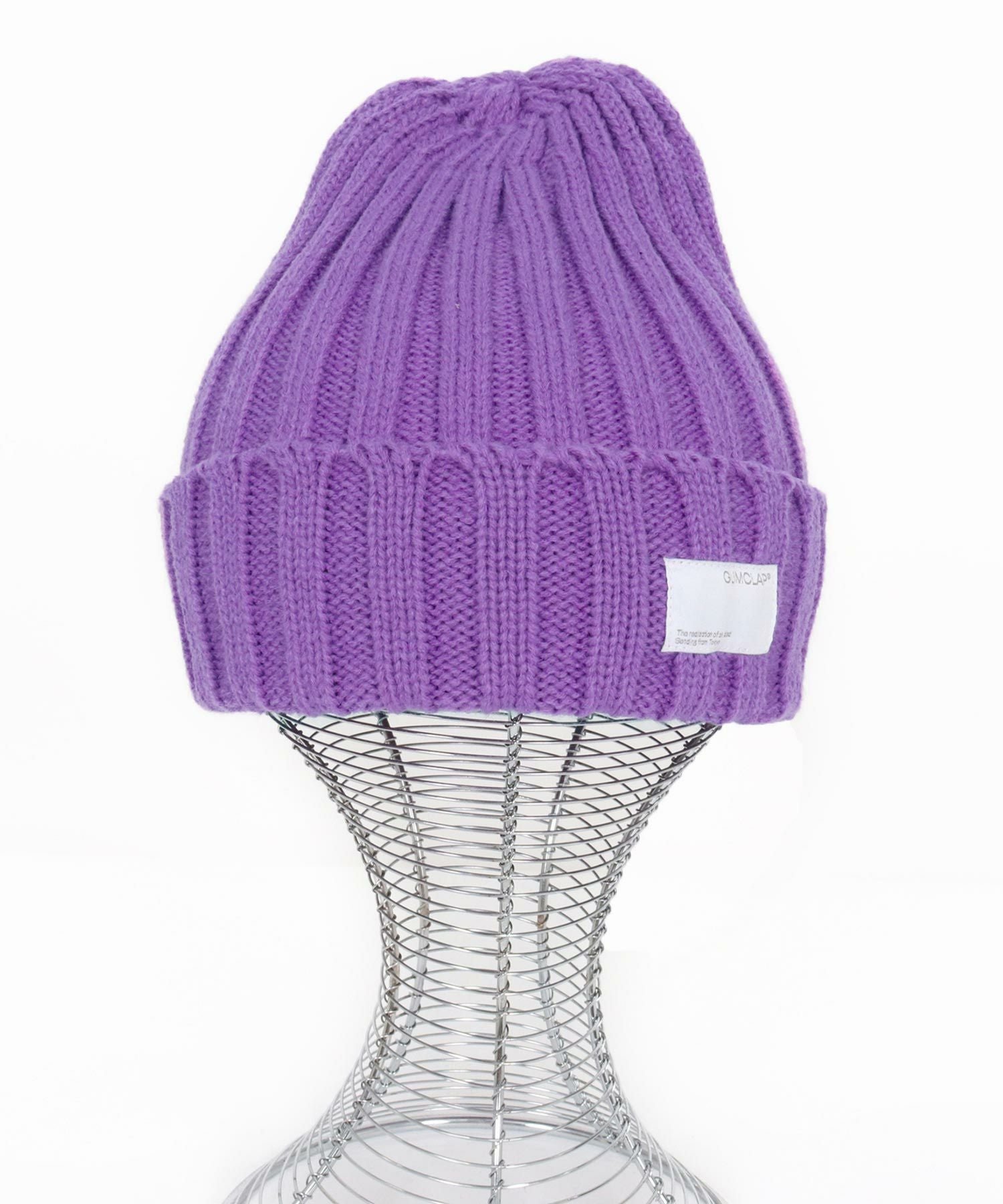 GLIMCLAP(グリムクラップ)】Wide Rib Knit Beanie ニットビーニー(192