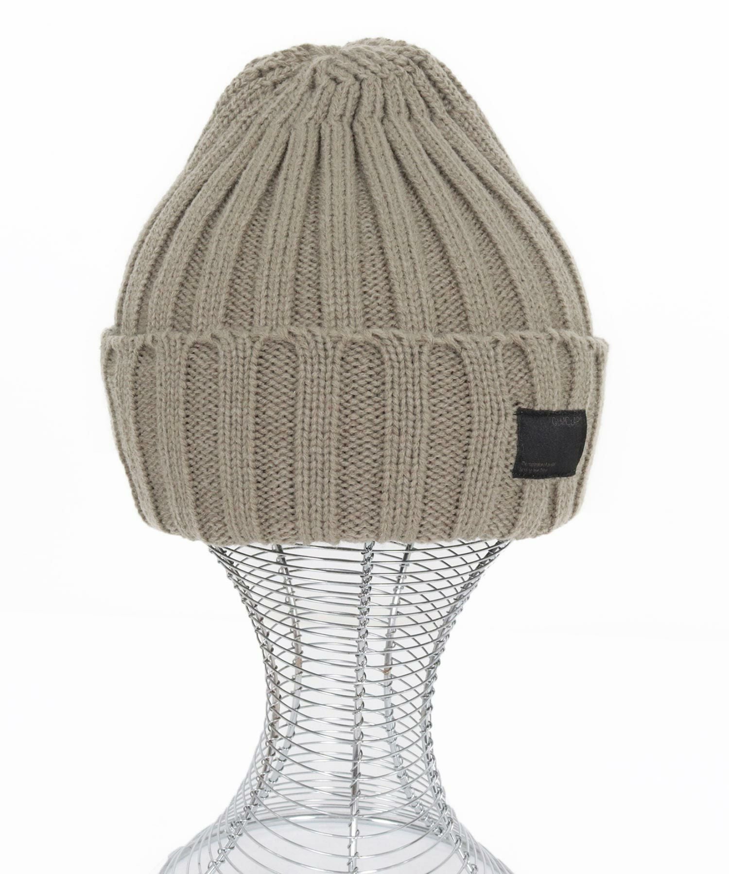 GLIMCLAP(グリムクラップ)】Wide Rib Knit Beanie ニットビーニー(192