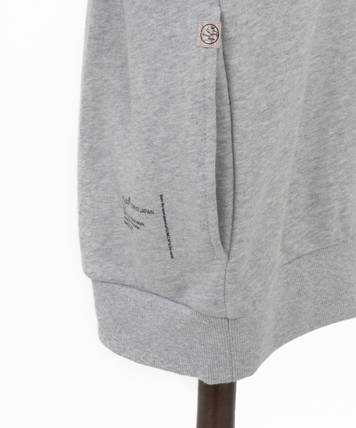GLIMCLAP(グリムクラップ)】Point Graphic Sweat shirt スウェットプル