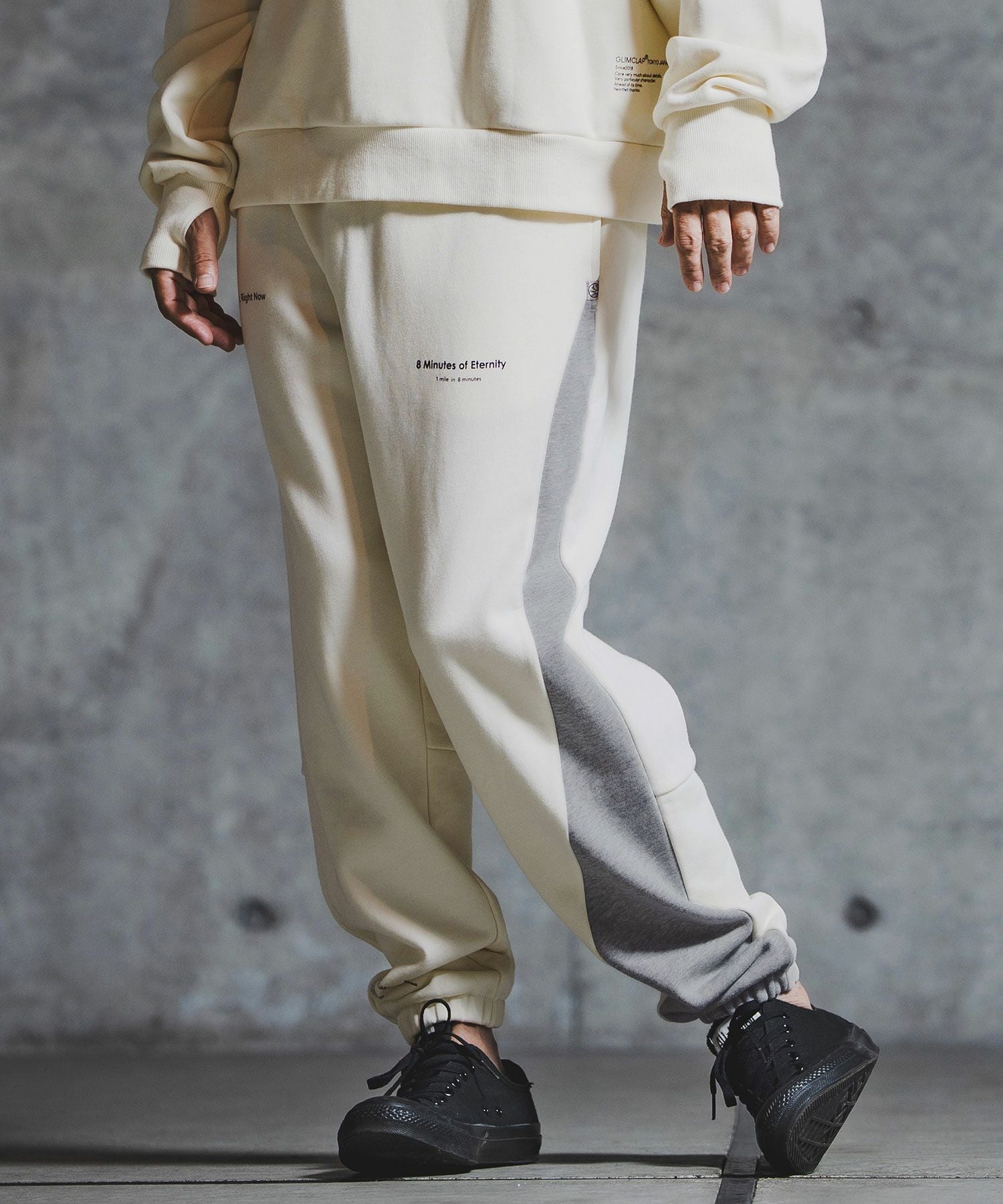 GLIMCLAP(グリムクラップ)】Point Graphic Sweat pants スウェット