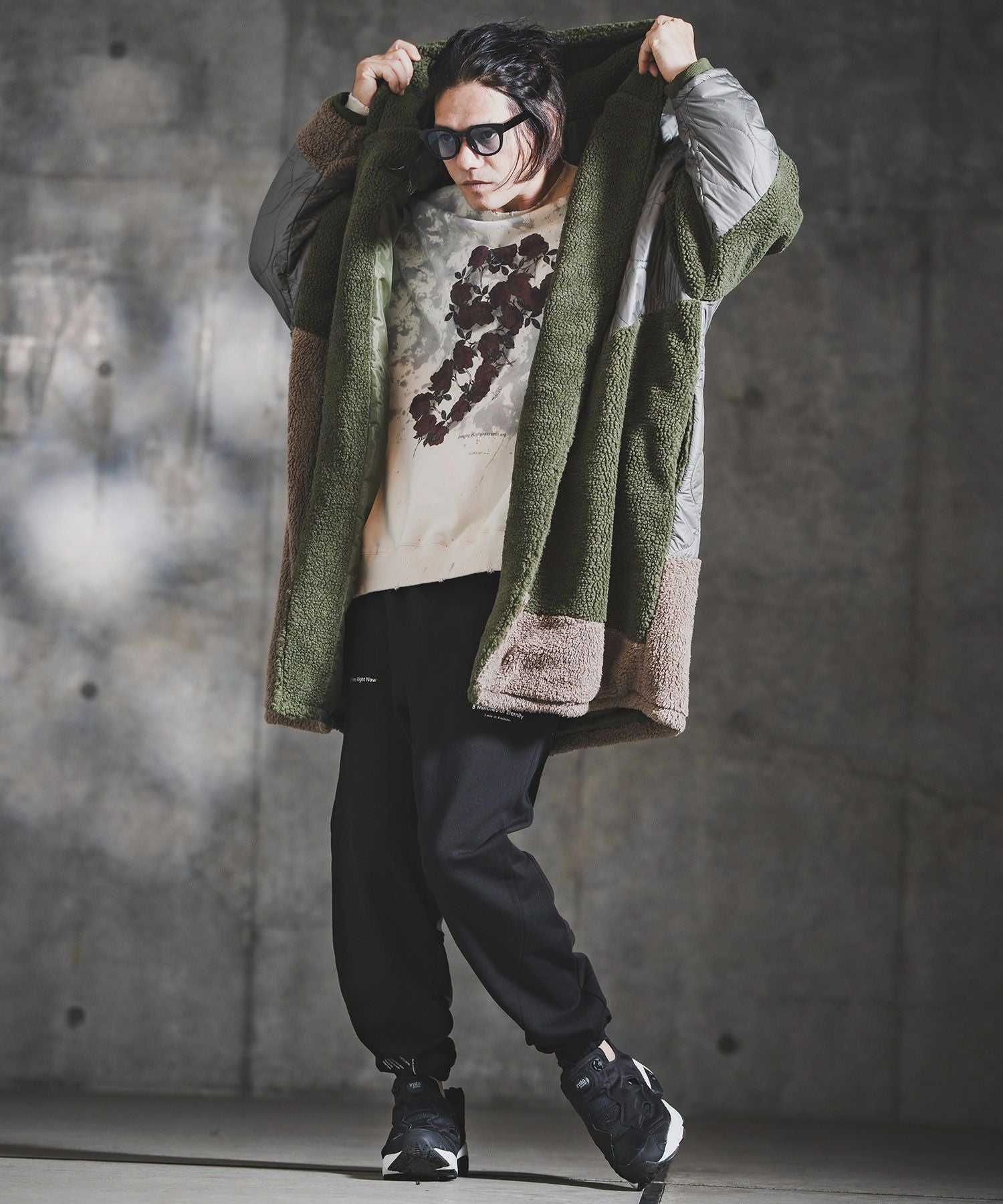 GLIMCLAP(グリムクラップ)】Point Graphic Sweat pants スウェット