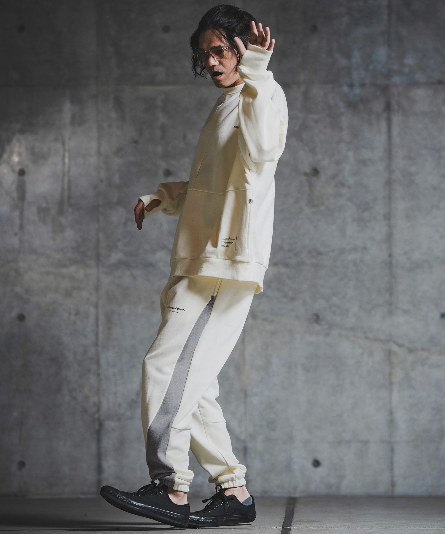 GLIMCLAP(グリムクラップ)】Point Graphic Sweat pants スウェット
