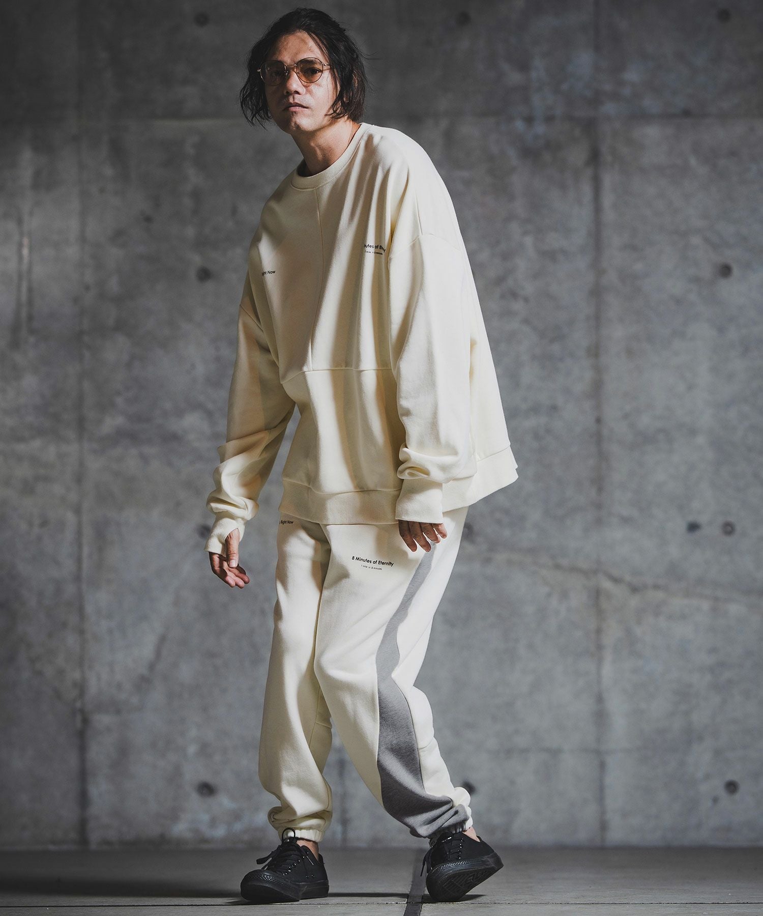 GLIMCLAP(グリムクラップ)】Point Graphic Sweat pants スウェット