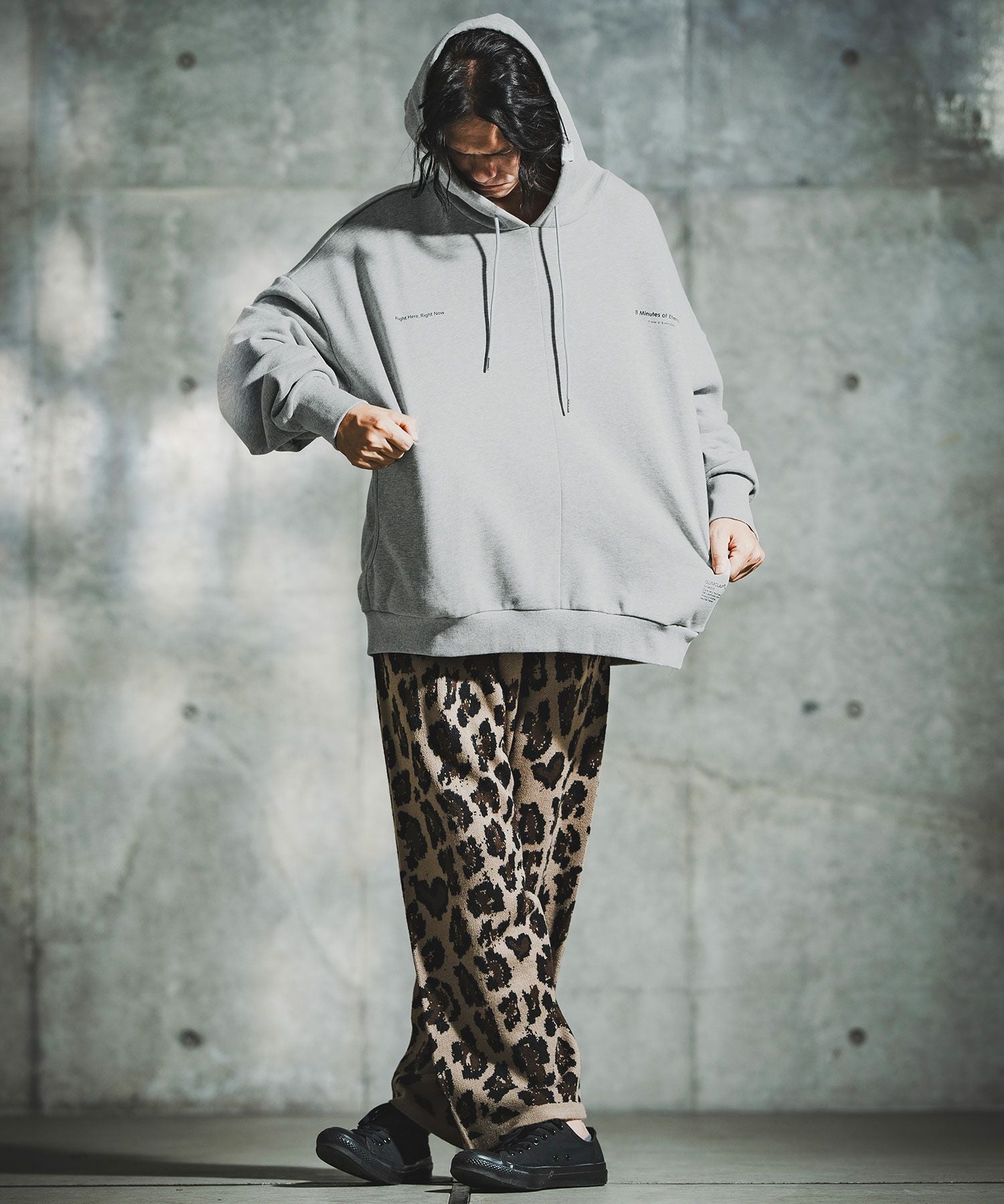 GLIMCLAP(グリムクラップ)】Point Graphic Sweat Hoodie スウェット