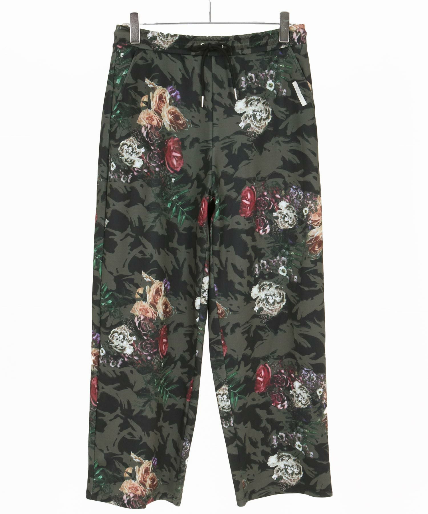 GLIMCLAP(グリムクラップ)】Original Botanical Print Jersey Pants