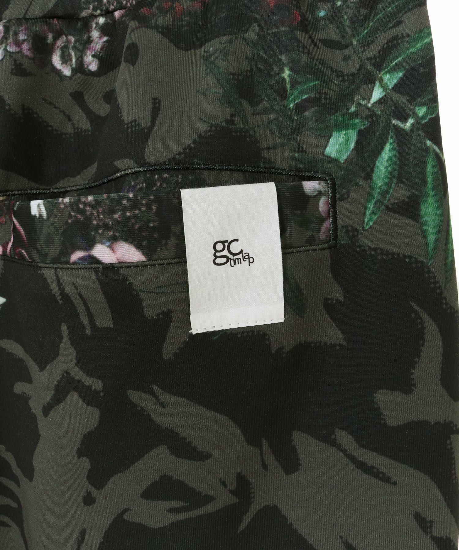 GLIMCLAP(グリムクラップ)】Original Botanical Print Jersey Pants