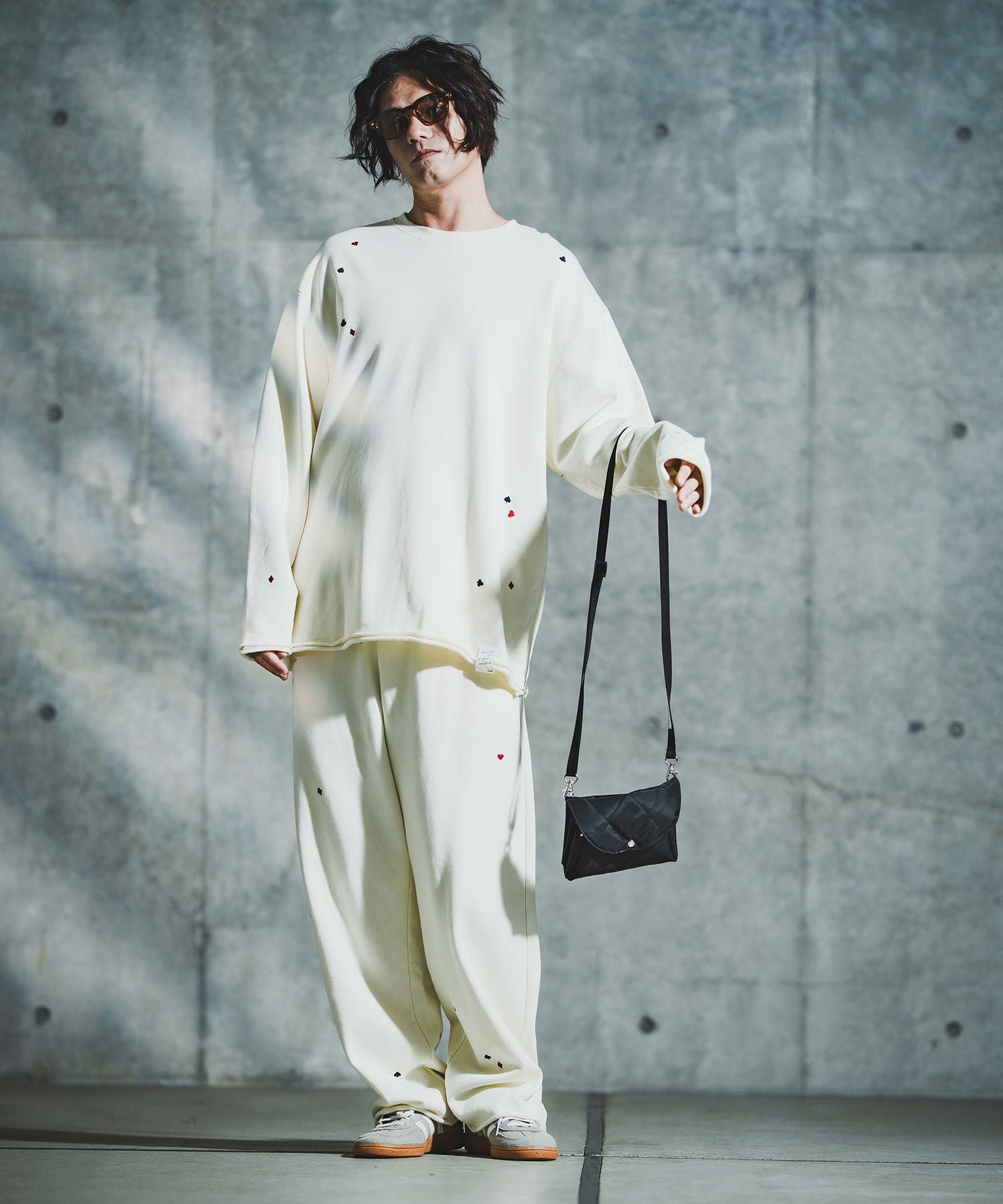GLIMCLAP(グリムクラップ)】Dual Compartment Nylon Bag ナイロン