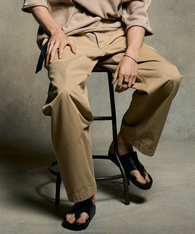 wjk】【予約販売4月上旬～中旬入荷】 vintage chino trousers チノ 