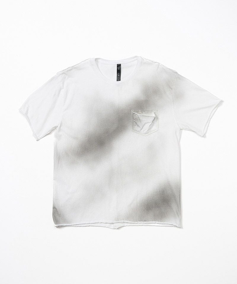 30%OFF【wjk】spray dye leather pocket-T レザーポケットTシャツ(7126