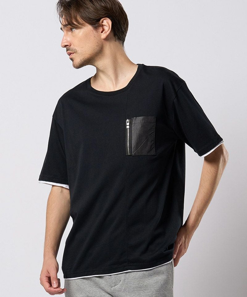 20%OFF【wjk】cool touch zip-pocket S-S ポケットTシャツ(7124 cj74h