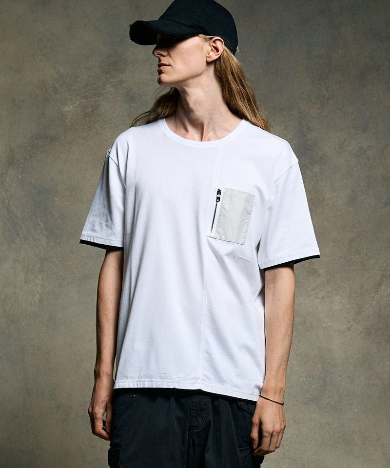 20%OFF【wjk】cool touch zip-pocket S-S ポケットTシャツ(7124 cj74h