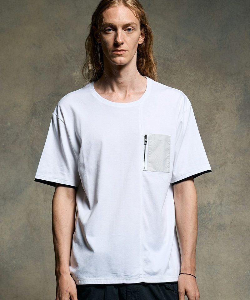 20%OFF【wjk】cool touch zip-pocket S-S ポケットTシャツ(7124 cj74h