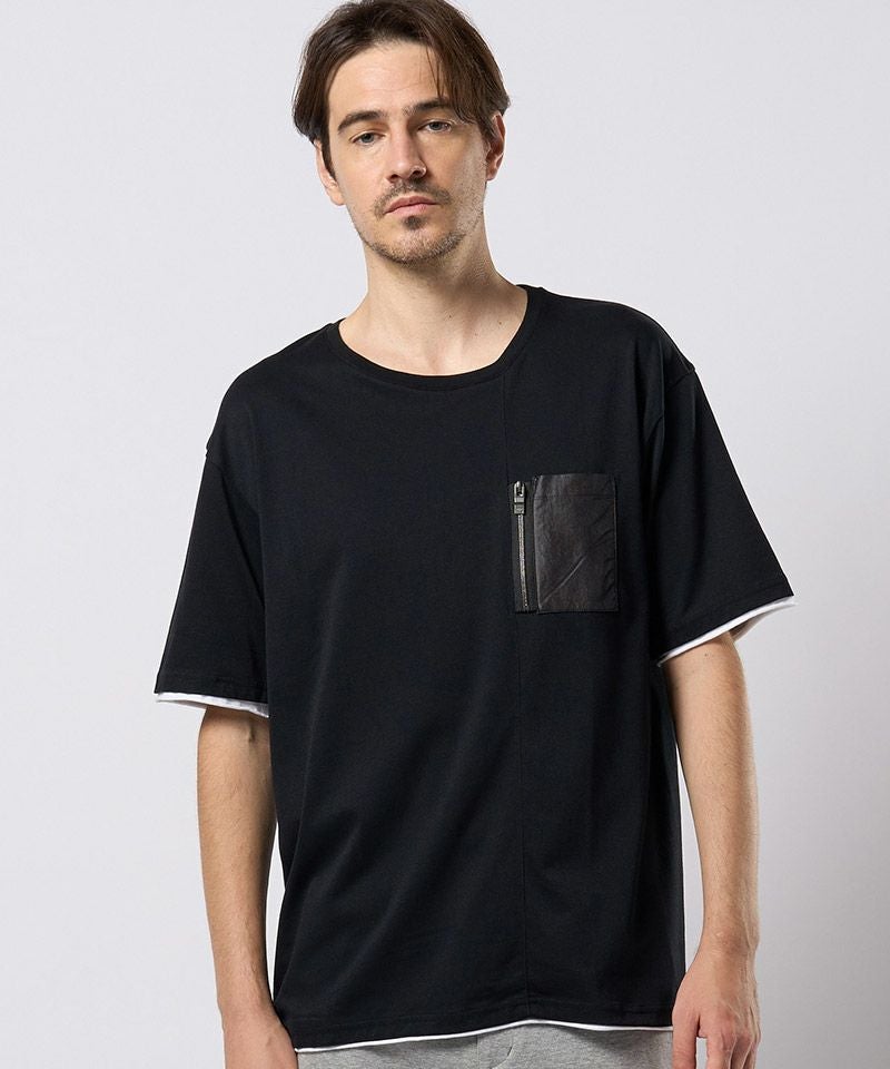 20%OFF【wjk】cool touch zip-pocket S-S ポケットTシャツ(7124 cj74h