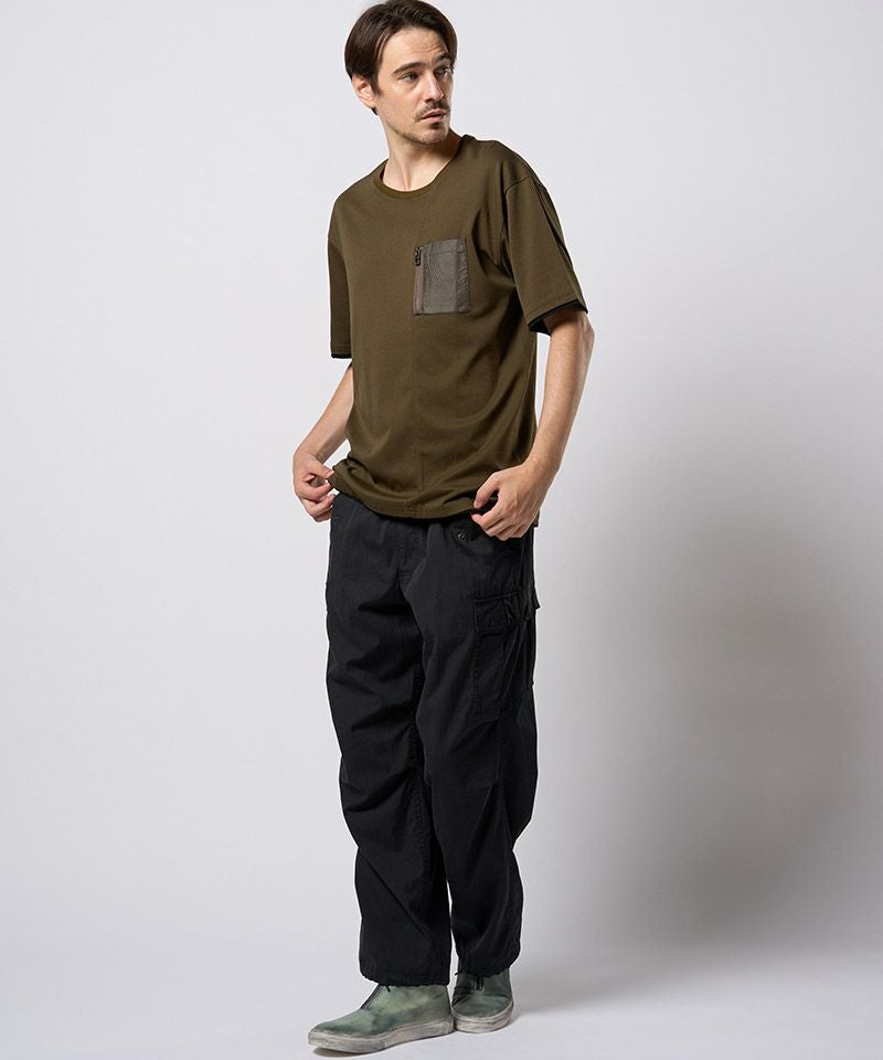 20%OFF【wjk】cool touch zip-pocket S-S ポケットTシャツ(7124 cj74h