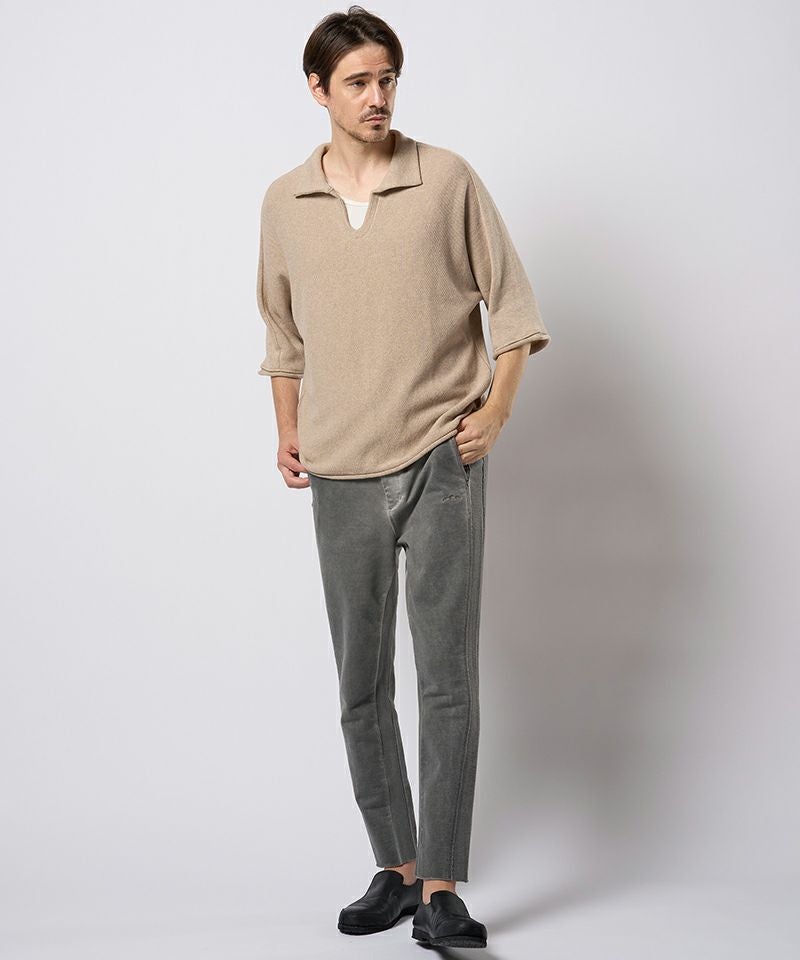 30%OFF【wjk】comfy skipper polo H-S スキッパーポロシャツ(6888