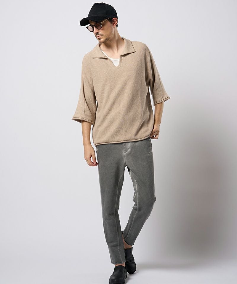 30%OFF【wjk】comfy skipper polo H-S スキッパーポロシャツ(6888