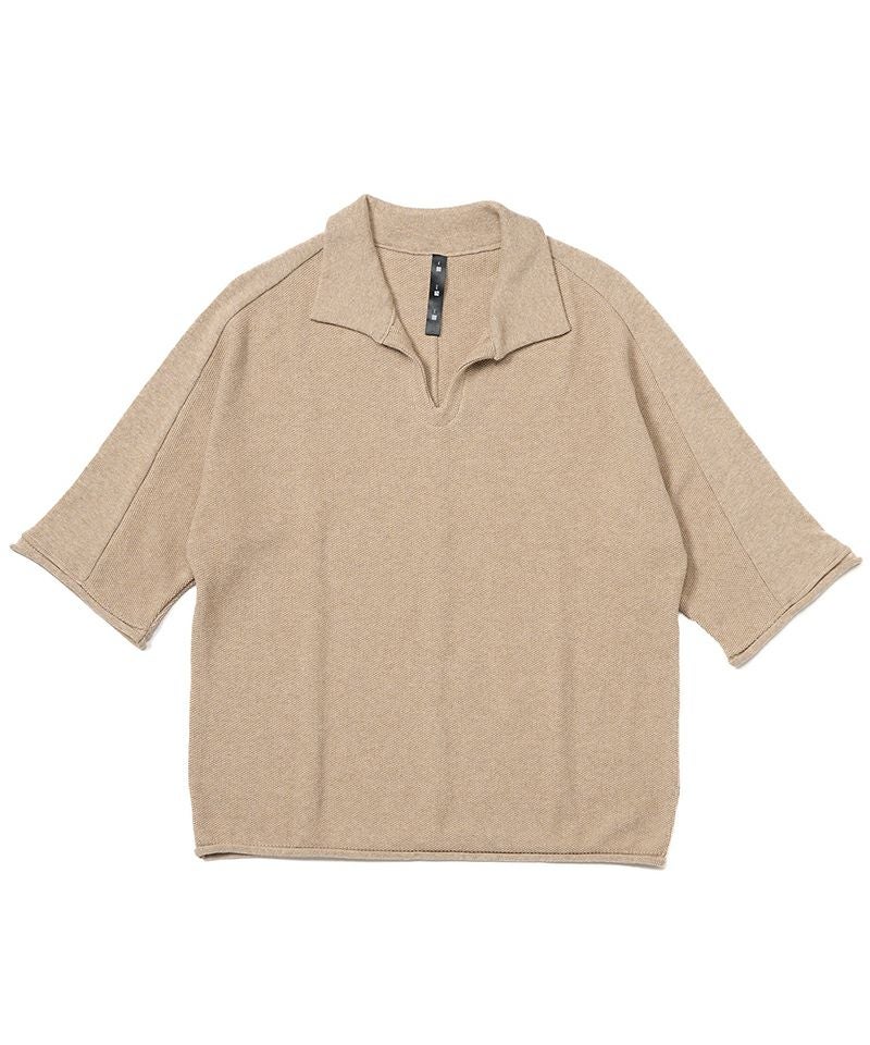 30%OFF【wjk】comfy skipper polo H-S スキッパーポロシャツ(6888