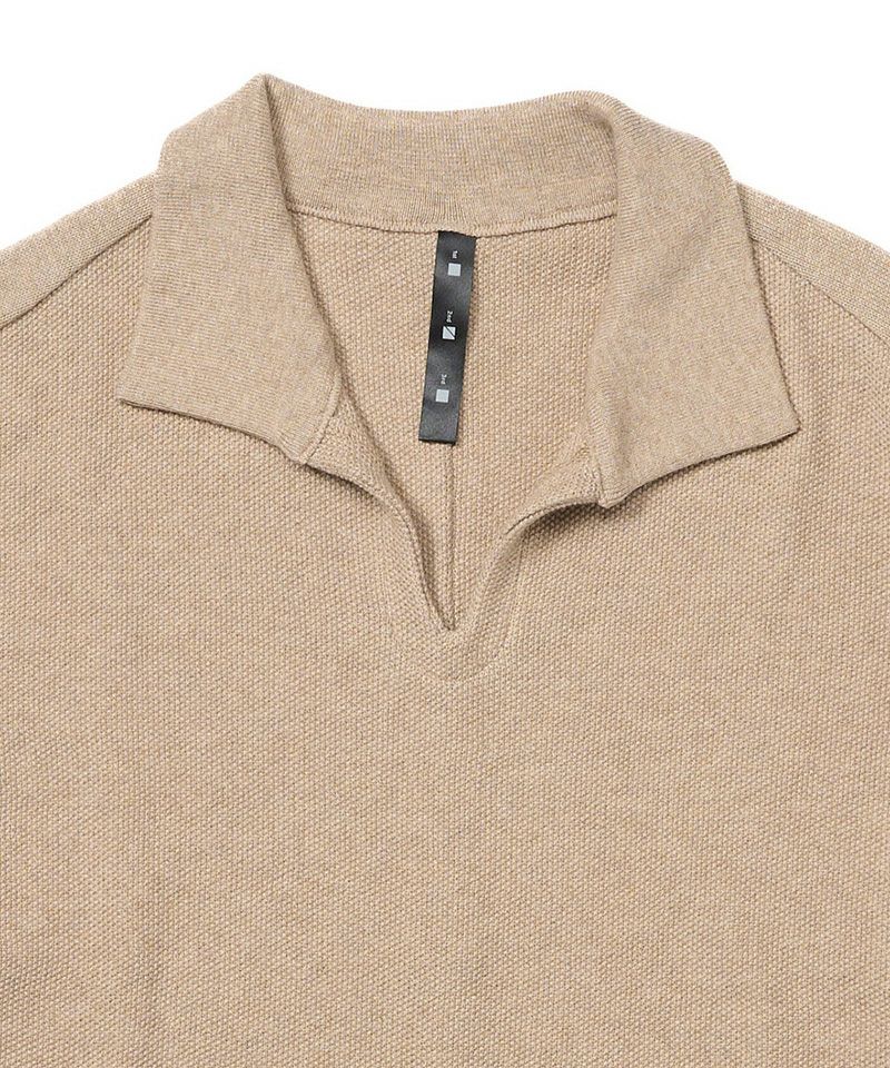 30%OFF【wjk】comfy skipper polo H-S スキッパーポロシャツ(6888