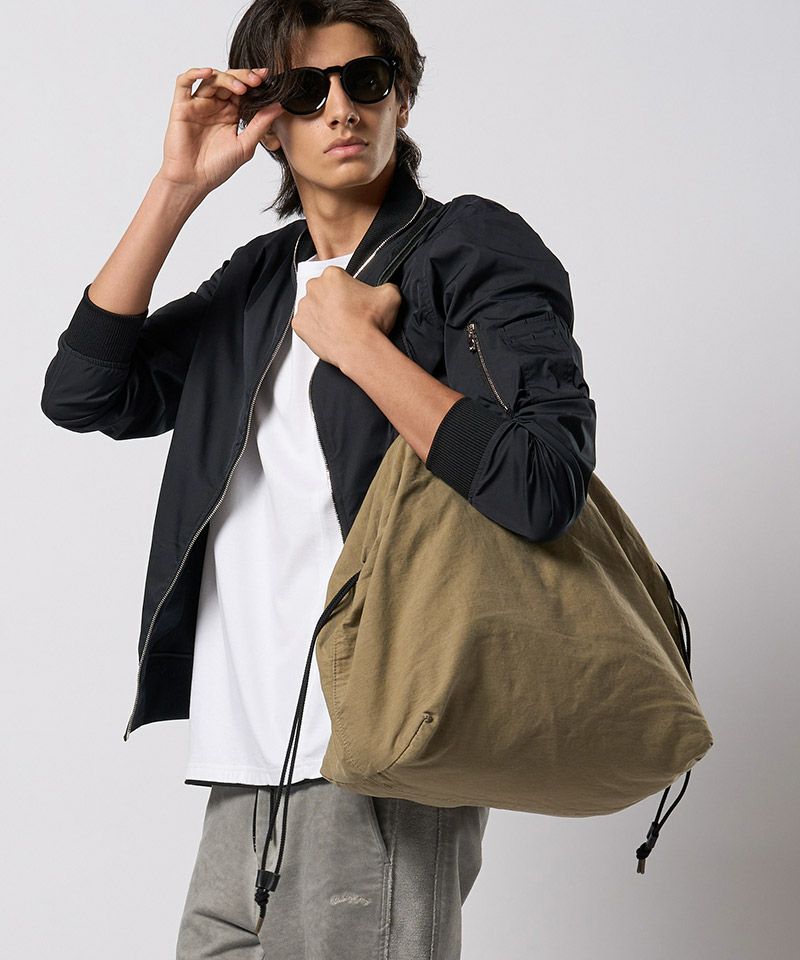 wjk】【予約販売3月上旬～中旬入荷】 vintage drawstring tote bag