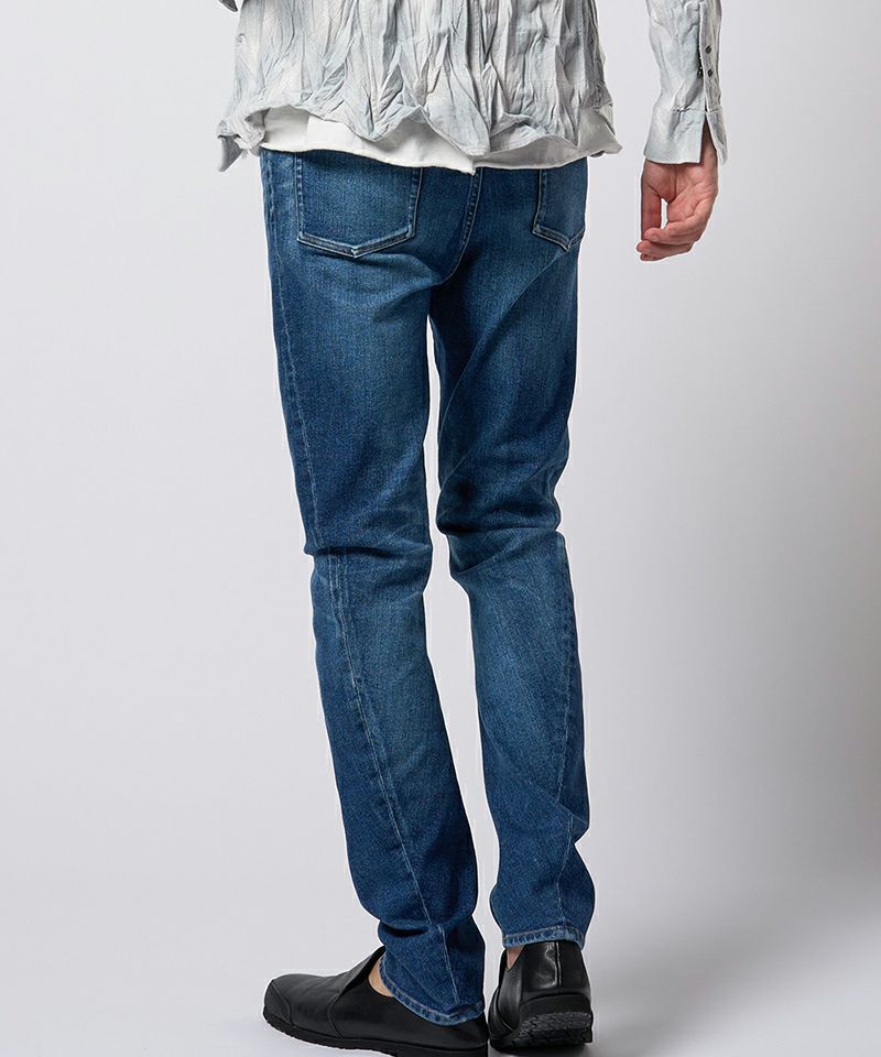 wjk】slim banana denim バナナデニムパンツ(5212 ds57h) | CAMBIO 