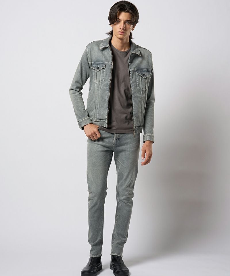 wjk】slim banana denim バナナデニムパンツ(5212 ds57h) | CAMBIO