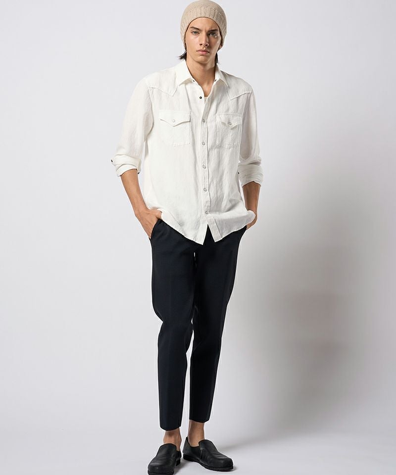 wjk】【予約販売2月中旬～下旬入荷】 function knit easy slacks