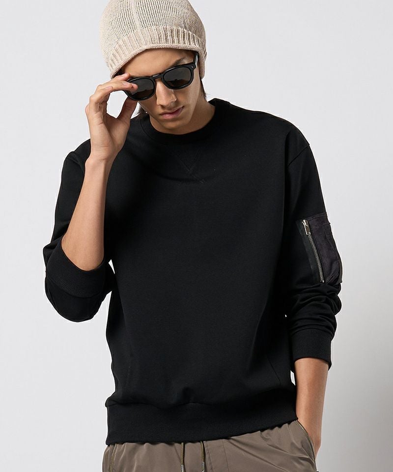 wjk】utility pocket sweatshirt ポケットスウェット(7116 cj31h