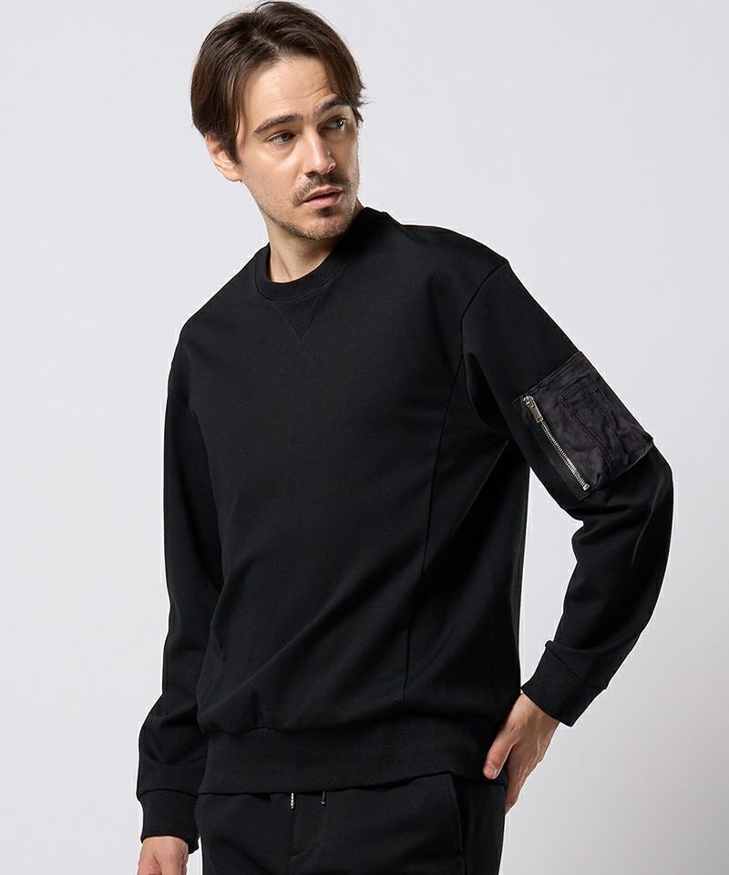 wjk】utility pocket sweatshirt ポケットスウェット(7116 cj31h