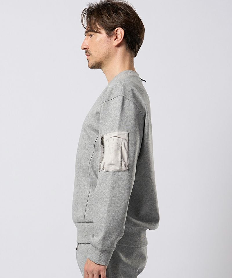 wjk】utility pocket sweatshirt ポケットスウェット(7116 cj31h